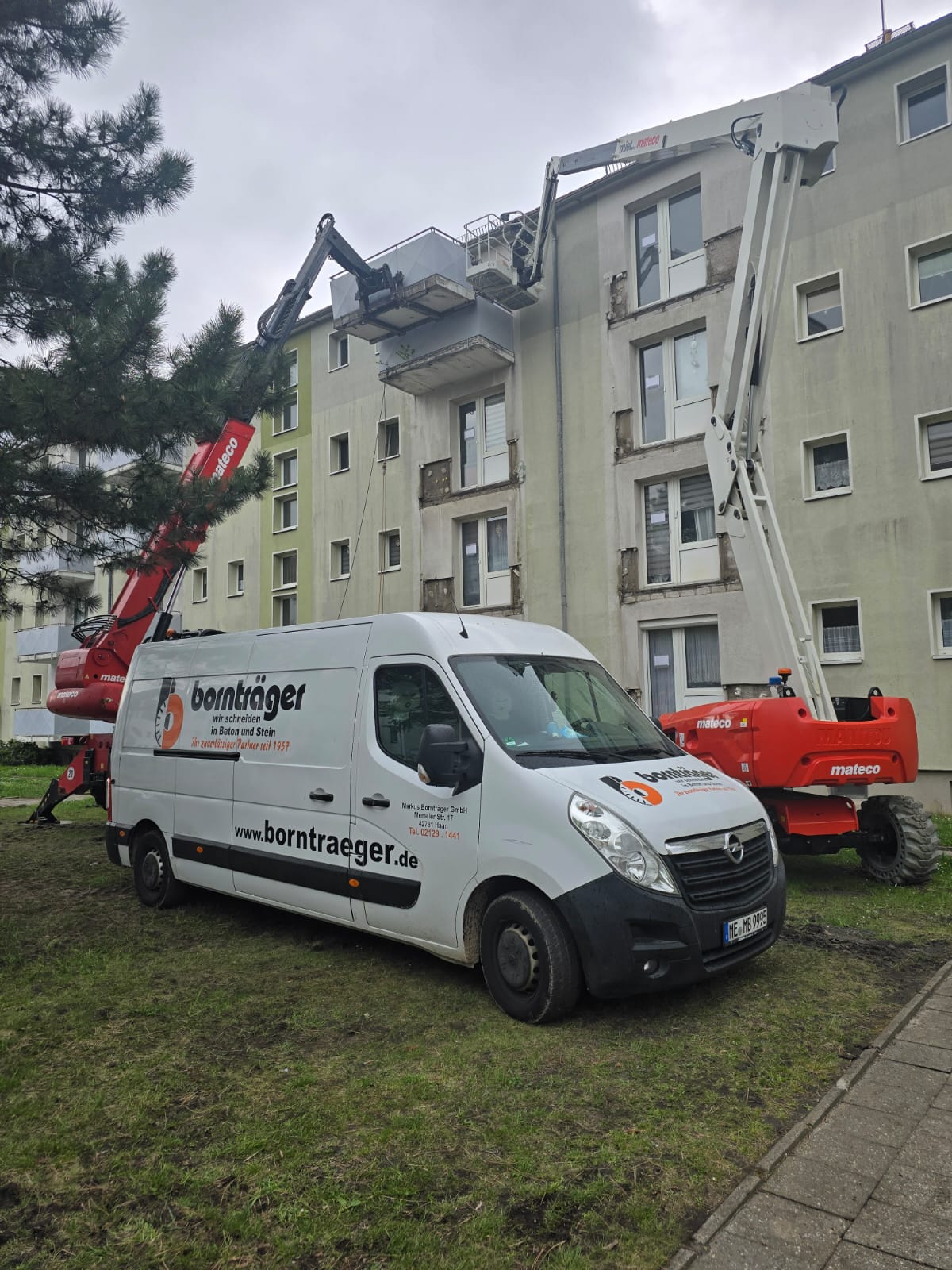 Balkonabbruch in Haan